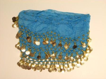 C128 Turqouise with gold coins